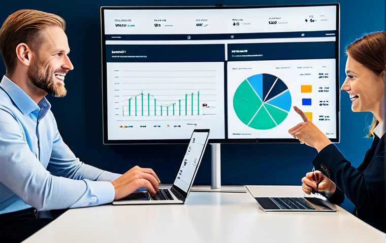 A diverse group of professional individuals, including a small business owner and a young investor, interacting collaboratively around a sleek, modern digital finance interface displayed on a large screen. All subjects are fully clothed in professional, modest business attire. The setting is a brightly lit, contemporary co-working space or digital finance office, featuring clean lines, ergonomic furniture, and subtle technological elements like laptops and tablets displaying charts and financial transactions. The atmosphere is collaborative and forward-thinking. This image should represent professional photography with high quality, perfect anatomy, correct proportions, natural pose, well-formed hands, proper finger count, and natural body proportions, ensuring it is safe for work, appropriate content, and family-friendly.